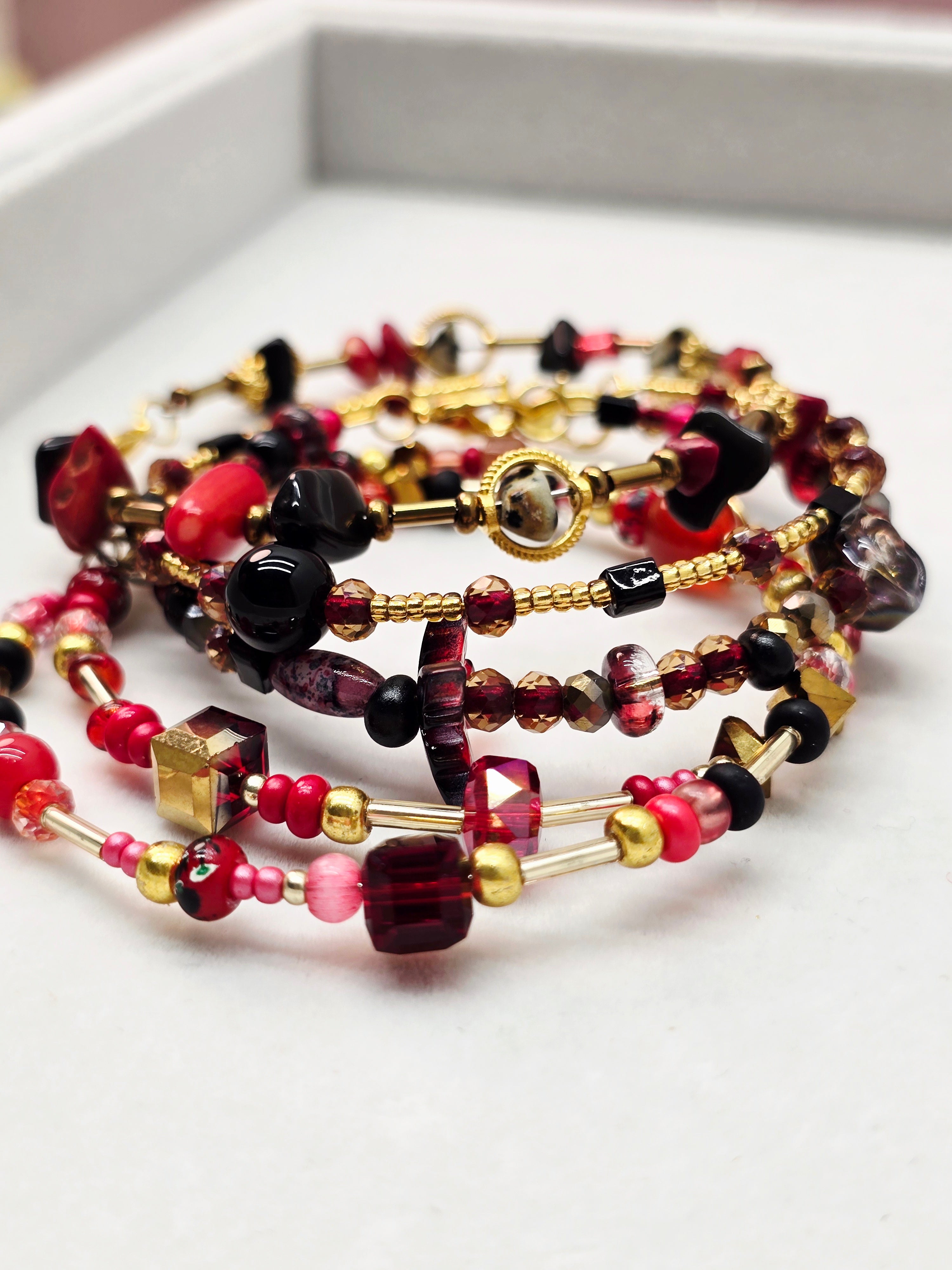 6 SEED BEADS BRACLETS - Mystery Bags